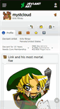 Mobile Screenshot of mystcloud.deviantart.com