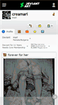 Mobile Screenshot of creamari.deviantart.com