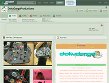 Tablet Screenshot of dokudangoproductions.deviantart.com