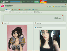 Tablet Screenshot of heymallory.deviantart.com