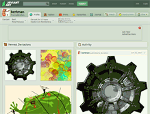 Tablet Screenshot of bertman.deviantart.com