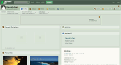 Desktop Screenshot of hawaii-chan.deviantart.com
