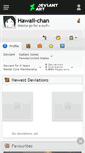 Mobile Screenshot of hawaii-chan.deviantart.com