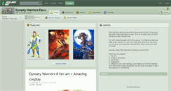 Desktop Screenshot of dynasty-warriors-fan.deviantart.com