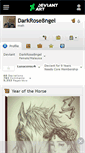 Mobile Screenshot of darkrose8ngel.deviantart.com