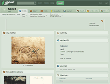 Tablet Screenshot of fukked.deviantart.com