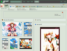 Tablet Screenshot of norli.deviantart.com