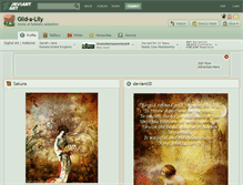 Tablet Screenshot of gild-a-lily.deviantart.com