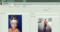 Desktop Screenshot of lucille-one.deviantart.com