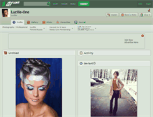 Tablet Screenshot of lucille-one.deviantart.com
