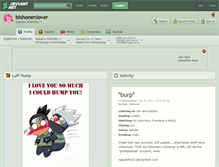 Tablet Screenshot of bishonenlover.deviantart.com