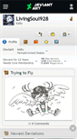 Mobile Screenshot of livingsoul928.deviantart.com