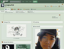 Tablet Screenshot of livingsoul928.deviantart.com