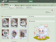 Tablet Screenshot of nailyce.deviantart.com
