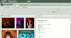 Desktop Screenshot of darkcrimsongoth.deviantart.com