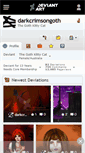 Mobile Screenshot of darkcrimsongoth.deviantart.com