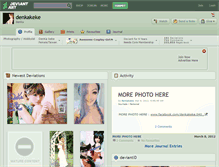 Tablet Screenshot of denkakeke.deviantart.com