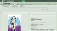 Desktop Screenshot of funkydevildiva.deviantart.com