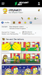 Mobile Screenshot of cittykat21.deviantart.com