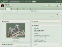 Tablet Screenshot of daporta.deviantart.com