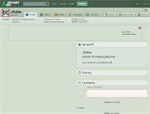 Tablet Screenshot of jilubia.deviantart.com