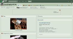Desktop Screenshot of everythinghermitcrab.deviantart.com