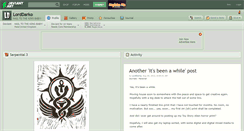 Desktop Screenshot of lorddarko.deviantart.com