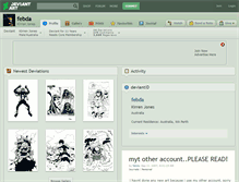 Tablet Screenshot of febda.deviantart.com