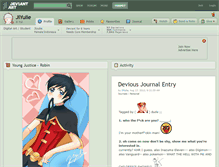 Tablet Screenshot of jiyulie.deviantart.com