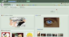 Desktop Screenshot of cyotedrizzle.deviantart.com