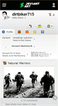 Mobile Screenshot of dirtbiker715.deviantart.com