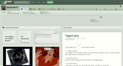 Desktop Screenshot of dinodude75.deviantart.com