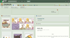 Desktop Screenshot of everydaycute.deviantart.com