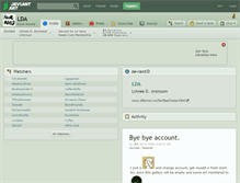Tablet Screenshot of lda.deviantart.com