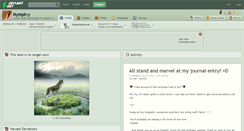 Desktop Screenshot of nymph-y.deviantart.com