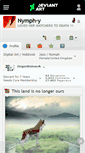 Mobile Screenshot of nymph-y.deviantart.com