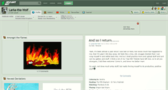 Desktop Screenshot of larka-the-wolf.deviantart.com