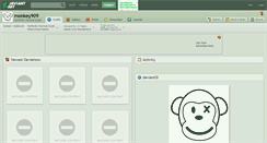 Desktop Screenshot of monkey909.deviantart.com