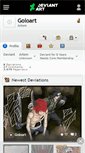 Mobile Screenshot of goloart.deviantart.com