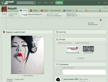 Tablet Screenshot of potsy89.deviantart.com