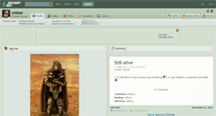 Desktop Screenshot of cmizer.deviantart.com