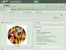 Tablet Screenshot of mega3.deviantart.com