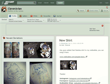 Tablet Screenshot of cleveravian.deviantart.com