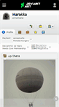 Mobile Screenshot of marakka.deviantart.com