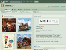 Tablet Screenshot of nikogeyer.deviantart.com