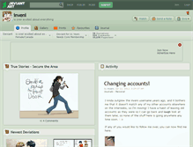Tablet Screenshot of inveni.deviantart.com