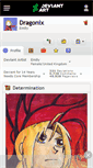 Mobile Screenshot of dragonix.deviantart.com