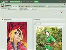 Tablet Screenshot of dragonix.deviantart.com