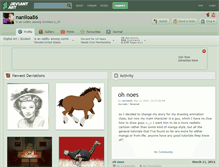 Tablet Screenshot of naniloa86.deviantart.com