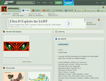 Tablet Screenshot of annammu.deviantart.com